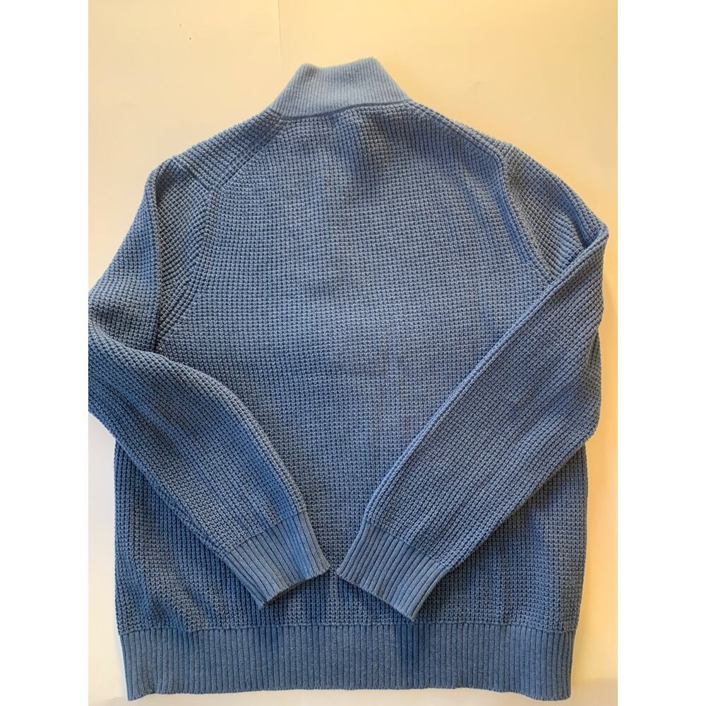 J Crew Mens XL 100% Cotton. 1/4 zip pullover sweater